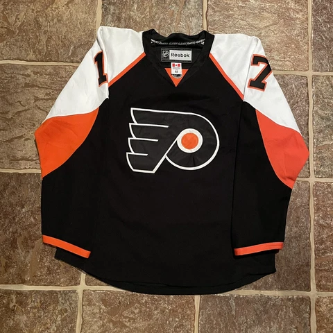 Philadelphia Flyers Jeff Carter #17 Black Reebok Jersey - Size 52 Cover