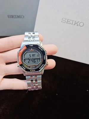 SEIKO Digital Quartz Watch "Rotocall" SMGG19P1 NEW in box Foto 1 de 4