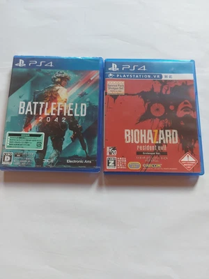 Lot2 Biohazard (Resident Evil) PS4 + Battlefield 2042 PS4 Japan Version w3 - Image 1 of 4