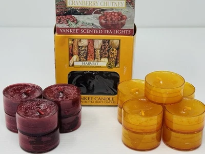 Yankee Candle Tea Lights Tealights-Mixed Lot of 15 Cranberry Chutney Harvest - Image 1 of 4
