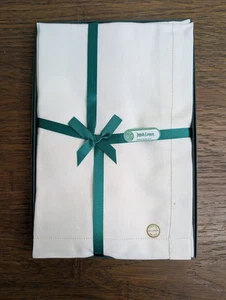 Vtg Irish Linen 6 Men's Hand Rolled Handkerchiefs 100% Irish Linen NEW IN BOX - Picture 1 of 8