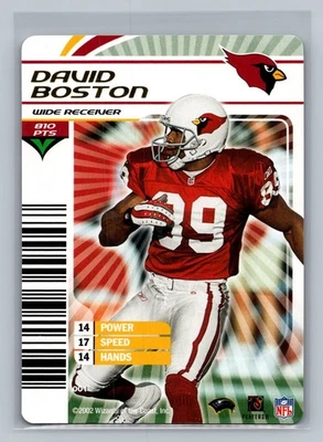 2002-03 NFL Showdown David Boston #001 Foil RARE! - Image 1 of 2