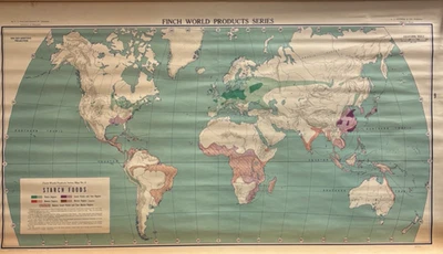 Mapa de tela vintage 1 capa mundo vintage, salvamento, antiguo, antiguo.  Foto 1 de 3