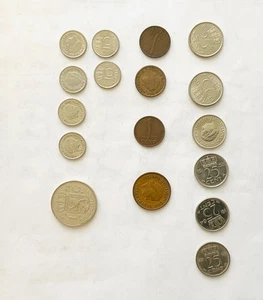 Lot of 17 coins Netherlands Holland Dutch - Picture 1 of 1