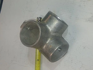SPEED RAIL ALUMINUM SIDE OUTLET TEE T FITTING 2" OD PIPE - Picture 1 of 6