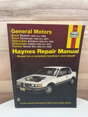 Haynes Repair Manual GM Buick Skylark Pontiac Grand Am Engine Tear Down 38025 - Image 1 of 4