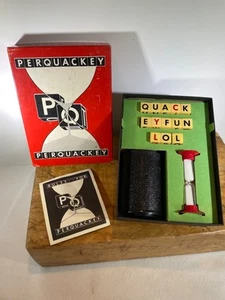Perquackey Spelling Game by Lakeside Toys Vintage 1956 COMPLETE Set - Picture 1 of 7