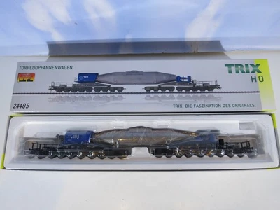 Trix 24405 , Torpedopfannenwagen , unbespielt,Top, neuw. OVP (LB11558) - Bild 1 von 4