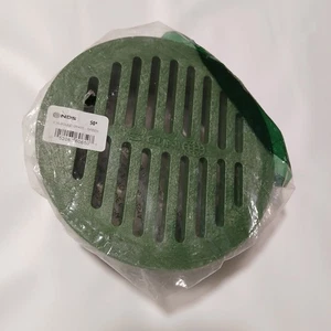 Cubierta de drenaje de rejilla redonda de 6 pulgadas NDS en verde NDS 50 nueva - Imagen 1 de 2