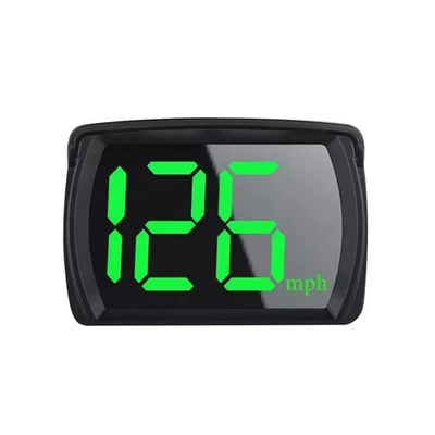 Universal Black GPS Speedometer HUD MPH Plug Play All Vehicles Sun Hood Included - Image 1 of 4