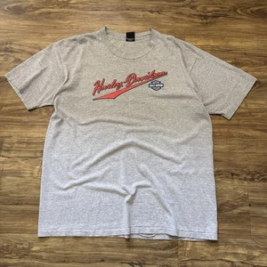 Vintage 90’s 1997 Harley Davidson HOLUBEK Bike Graphic T Shirt Single Stitch XXL - Picture 1 of 8