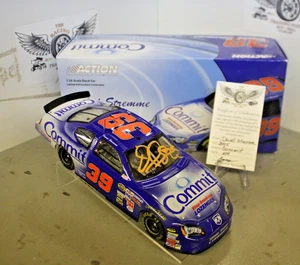 2005 David Stremme Commit Lozenges 1/24 Action NASCAR Diecast handsigniert - Bild 1 von 2