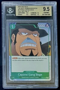 BGS 9.5 One Piece ST02-004 C*  Capone"Gang"Bege Full Art - English -PRB01-Graded - Bild 1 von 2