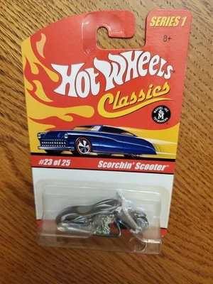 Scooter Hot Wheels Classics Scorchin' 2004 #23 de 25 serie 1 naranja quemado C3 Foto 1 de 2