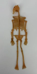 Vintage SKELETON HALLOWEEN CREEPY RUBBER JIGGLER 11.5” DIME STORE NOVELTY TOY - Picture 1 of 10
