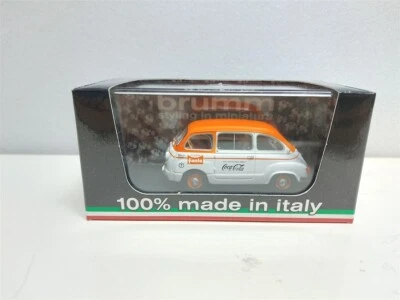 Fiat 600D Multipla Fanta / Coca Cola del 1961 - 1/43 Brumm art. R648 - Immagine 1 di 2