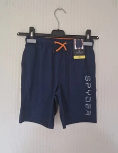 Spyder Jungen Badeshorts marineblau mit Seitentaschen Größe 7-8 Jahre - Bild 1 von 5