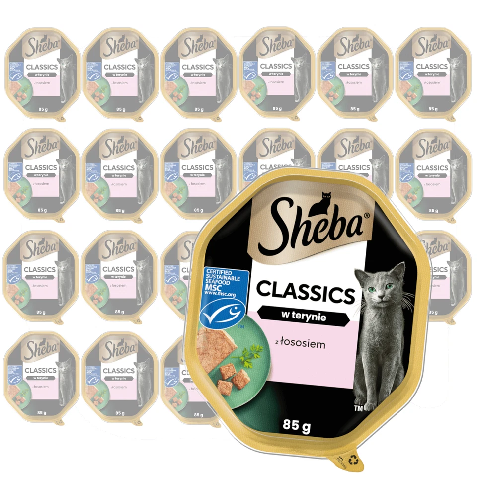 SHEBA Classics In Pastete Katzenfutter als Pasteten 22x85g