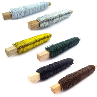 Blumendraht Draht Floristikdraht Bindedraht Wickeldraht Basteldraht Metalldraht - Bild 1 von 4