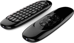 Wireless Mini QWERTY Keyboard / Air Mouse with Gyroscope 2.4GHz Optical Clicker - Picture 1 of 3