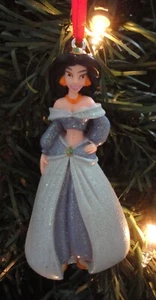 Disney Aladdin JASMINE in Glitter Dress Custom Christmas Ornament - Picture 1 of 1