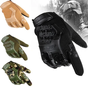 Guanti Slip Dito Pieno Uomo Moto Equitazione Outdoor Sport Allenamento - Foto 1 di 11