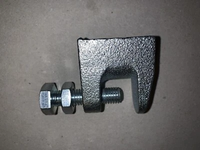 LINDAPTER Beam Clamp girder clamp zinc plated STEEL bracket M 10 Hole For Rod Or Studding