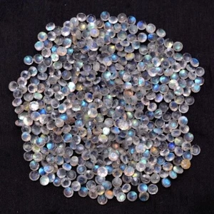 Natural Flashy Labradorite 4mm Round Shape Faceted Cut Loose Gemstone 10 Pcs - Picture 1 of 4