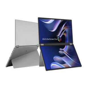 ASUS ZenScreen Duo OLED MQ149CD 360° faltbarer tragbarer Dual 14-Zoll Monitor - Bild 1 von 1