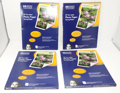 HP Two-sided Photo Paper Glossy/Matte 4 packs = 80 sheets 5 Packs 8.5X11 - Image 1 of 4