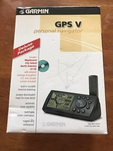 Garmin GPS V Personal GPS with Box and Manuals Bundle Read. Free Shipping. - Picture 1 of 8