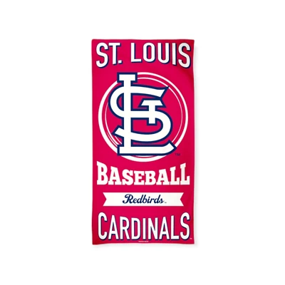 St. Louis Cardinals MLB Wincraft 30" x 60" Fiber Beach Towel Red / White - Image 1 of 4