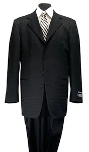 ALBERTO CELINI 2 PIECE 4B MEN'S SUIT HIGH QUALITY POLYESTER DESIGN IN ITALY - Picture 1 of 15