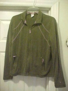 DANSKIN NOW grüne Warm-Up Jacke Reißverschluss Damen Gr. L (12/14) Work-Out Jogging - Bild 1 von 7