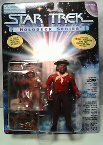 Star Trek Playmates Holodeck Series Sheriff Worf In Western Attire - Picture 1 of 1