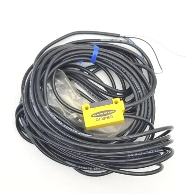 Banner Engineering Q19SN6D Photoelectric Sensor Cable 30 Feet - Image 1 of 4