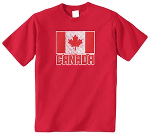 Threadrock Kids Flag of Canada Youth T-shirt Canadian Pride Maple Leaf - Picture 1 of 6