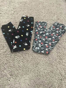 Set of 2 gap kids Disney Mickey Minnie Donald steamboat Willie leggings small - Picture 1 of 7