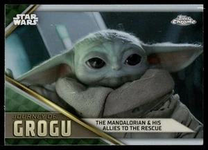 2023 Topps Cromado Star Wars MANDALORIAN & HIS ALLIES JOURNEY OF GROGU JG-16 - Imagen 1 de 2