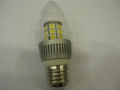 9 x 4W E27 ES WARM WHITE 5050 LED Clear Candle Light Lamp Bulb AC 85-265V JobLot - Image 1 of 4