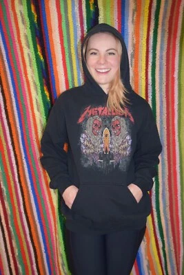 Sudadera con capucha Metallica medidas a cuadros para talla Foto 1 de 4