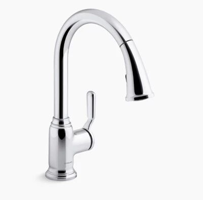 Grifo de cocina extraíble Kohler Sterling 24272 Ludington 1,5 GPM de un solo orificio Foto 1 de 4