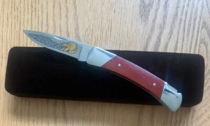 RARE BUCK 501 SQUIRE BANDIT RACCOON KNIFE NEVER USED IN BOX  D12 - Picture 1 of 8
