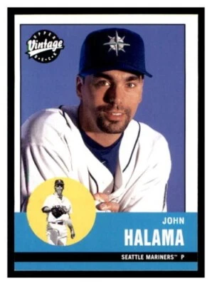 2001 Upper Deck Vintage #62 JOHN HALAMA Seattle Mariners - Image 1 of 2