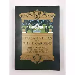 Italian Villas and Their Gardens by Edith Wharton 1988 Trade Paperback - Foto 1 di 9