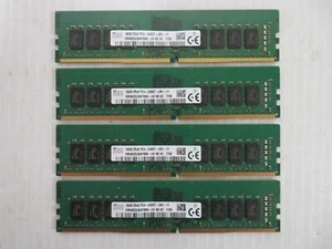 SK Hynix 64GB (4x16GB) PC4-2400T-UB1-11 DDR4 Desktop Memory Kit HMA82GU6AFR8N-UH - Picture 1 of 4