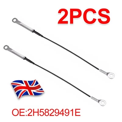2x For VW Amarok 2H Rear Tailgate Retaining Strap Cable Rope 2010-On 2H5829491E - Image 1 of 4