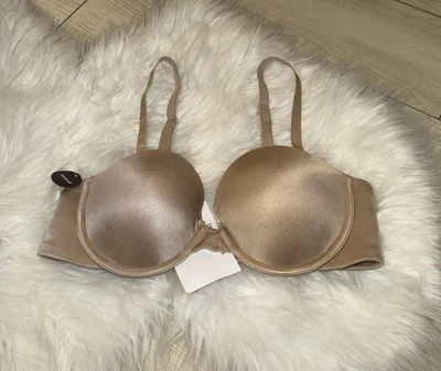Sujetador push up sin tirantes b.tempt'd Wacoal Future Foundations para mujer 36A tostado 954381 Foto 1 de 4