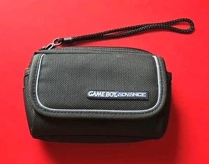 Official Game Boy Advance Case Carry Travel System Black Gray Liner with Strap - Picture 1 of 10
