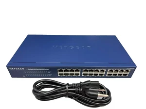 Netgear ProSafe JFS524 24-Port Fast Ethernet 10/100Mbps Network Switch -Open Box - Picture 1 of 4